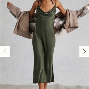 Anthropologie - Elyse Bias Slip Midi Dress